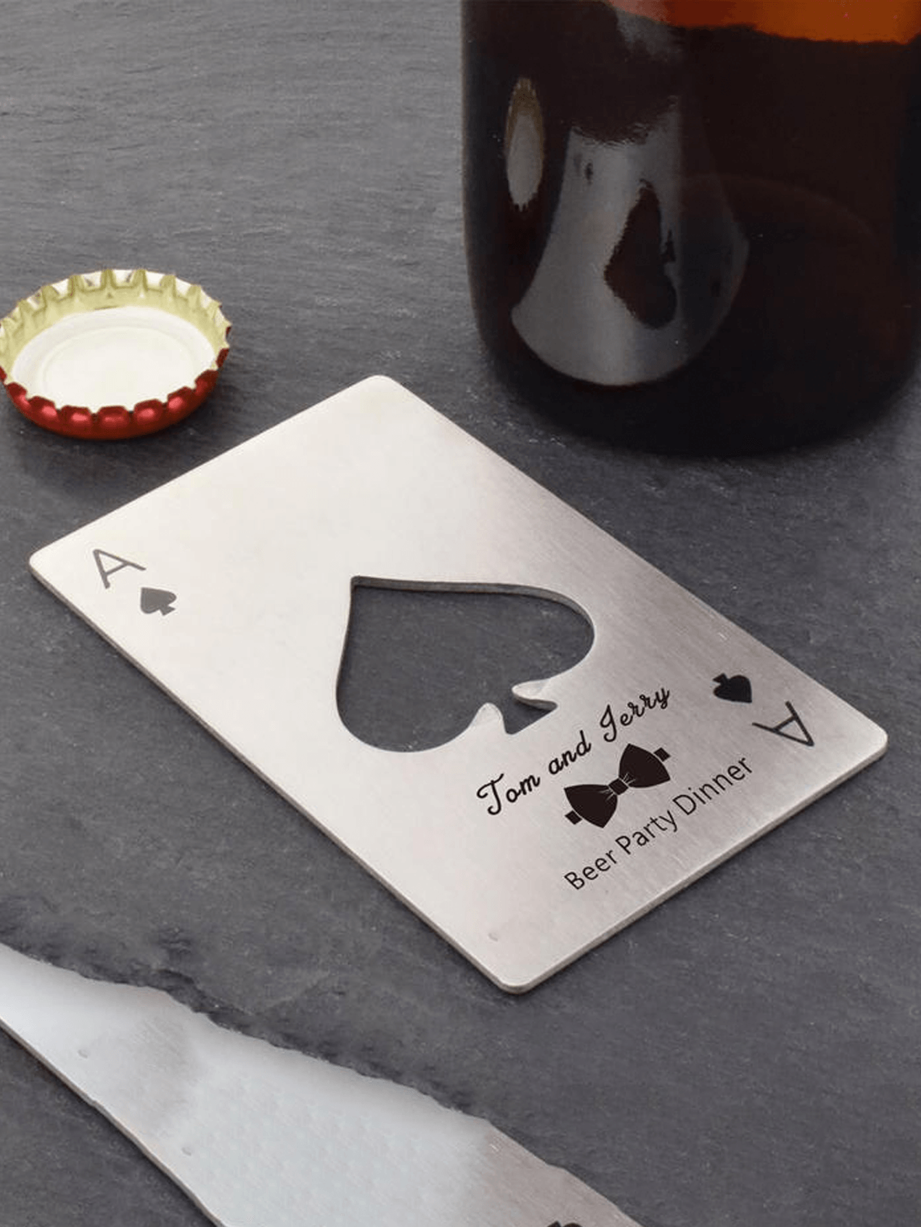 DIY Spades A Beer Bottle Opener